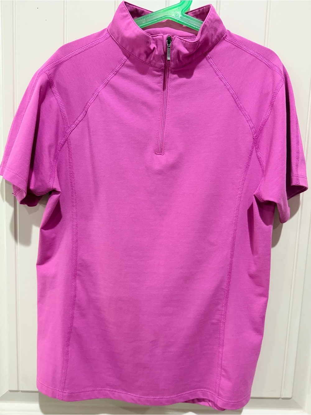 Kids' Riding Sport Short-Sleeve 1/4 Zip EquestrianTop by Dover Saddlery